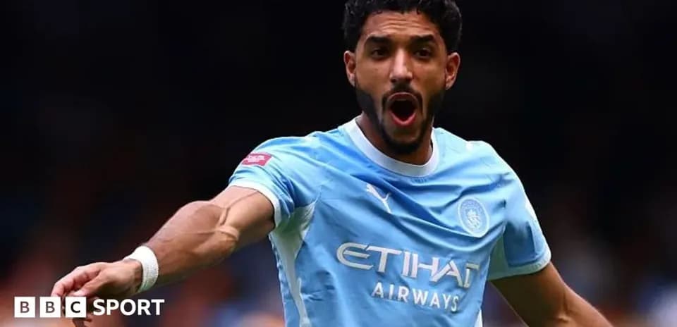 Jugador de Manchester City celebrando durante un partido