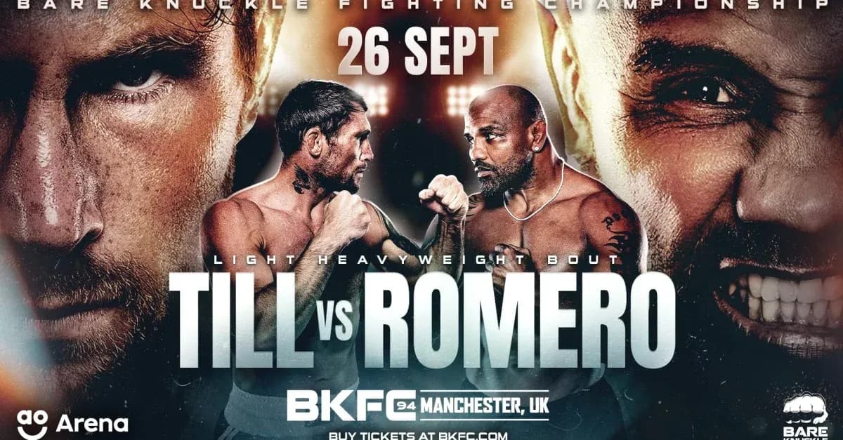 Anuncio de combate entre Till y Romero en BKFC 94