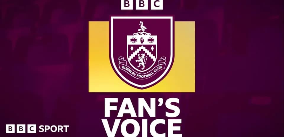 Logo de Burnley Football Club con texto de BBC Sport