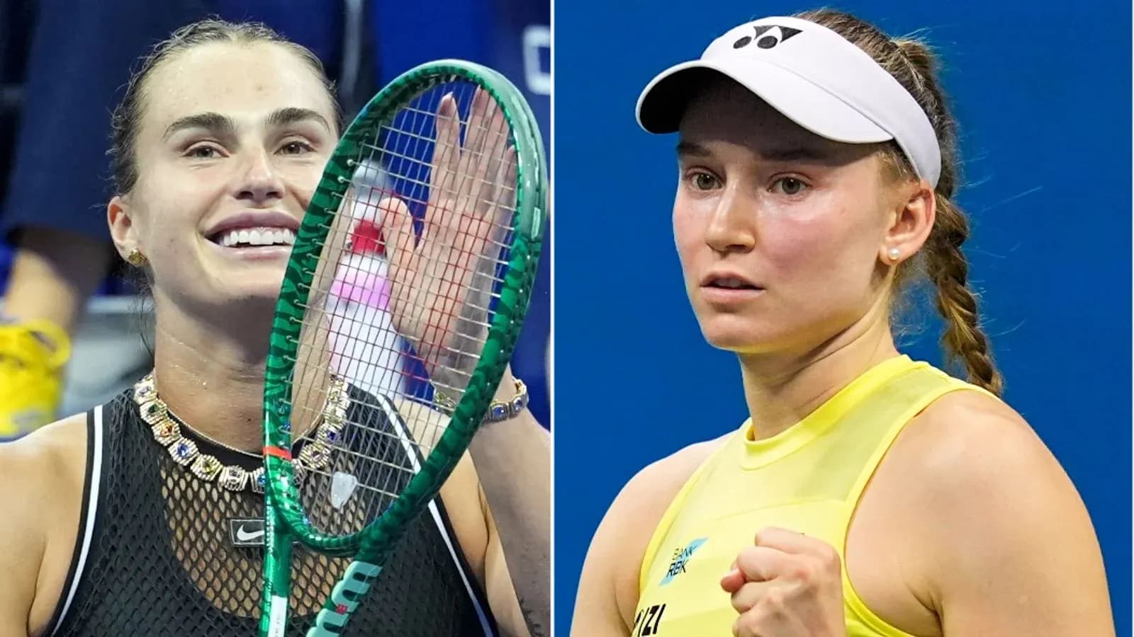 Jugadoras de tenis en acción durante un partido