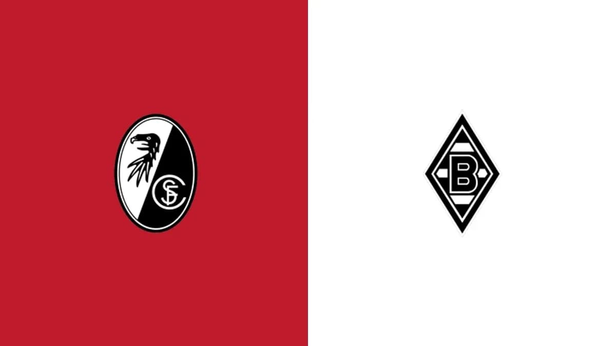 Logos de SC Freiburg y Borussia Mönchengladbach