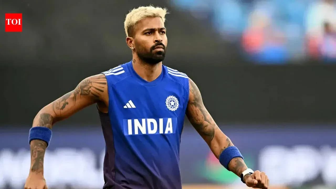 Jugador de cricket de India en sesión de calentamiento