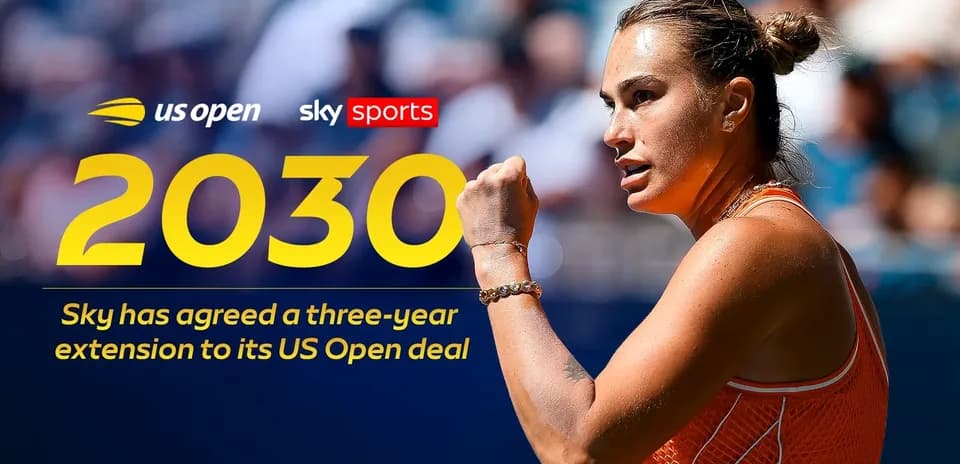 Jugadora celebrando durante el US Open 2023