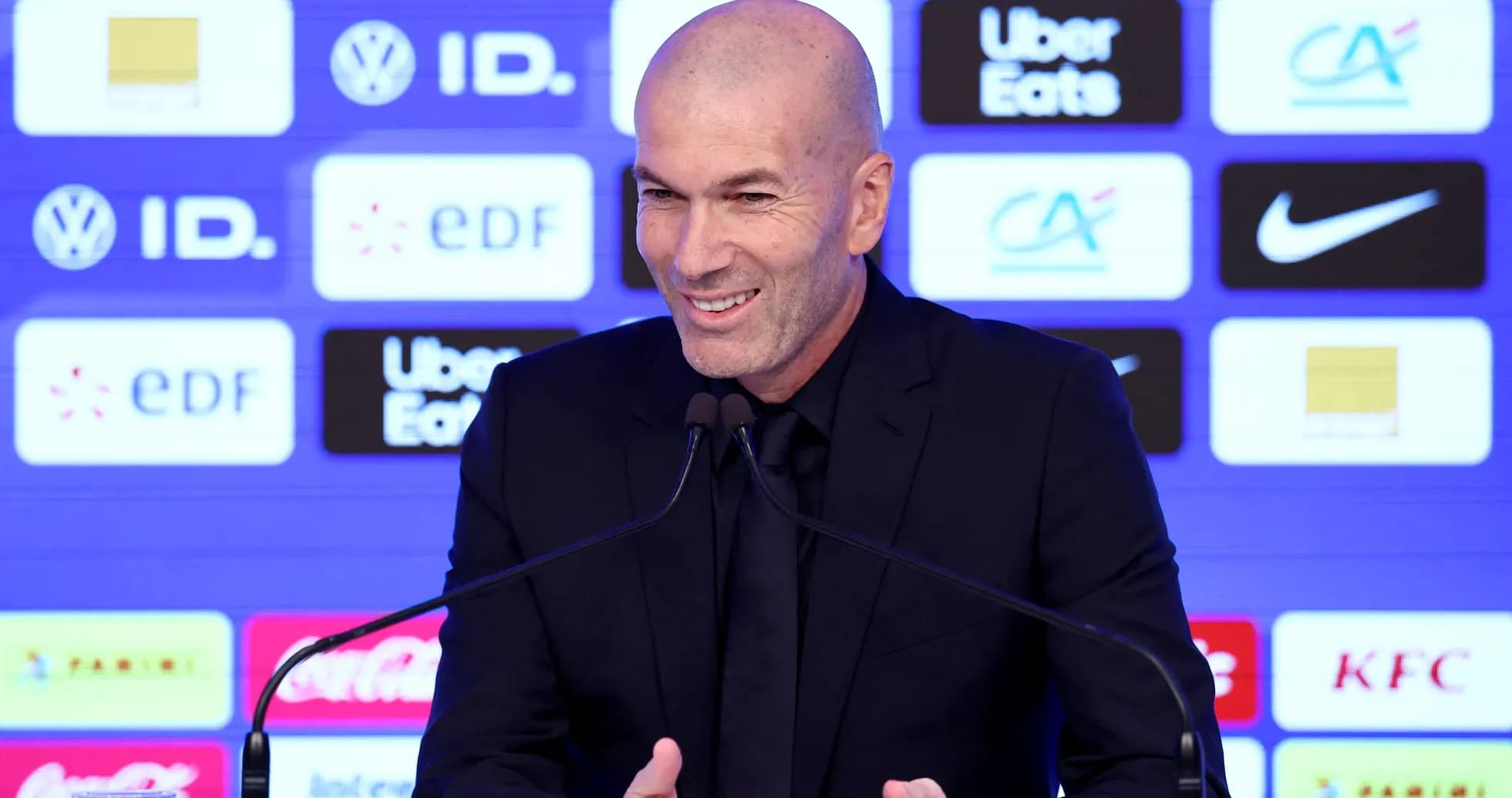 Zinedine Zidane en conferencia de prensa