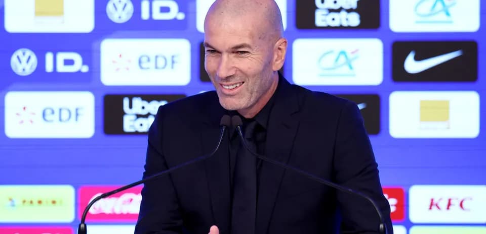 Zinedine Zidane en conferencia de prensa