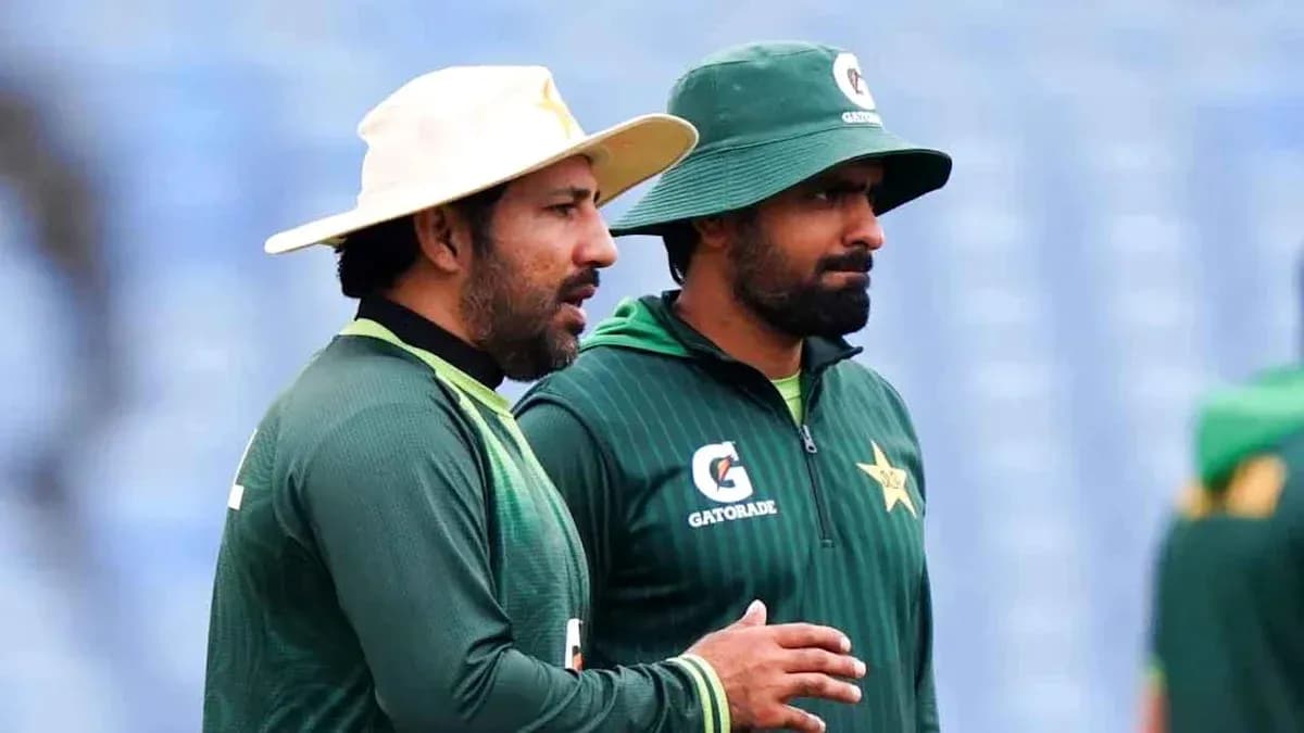 Jugadores de críquet de Pakistán en entrenamiento