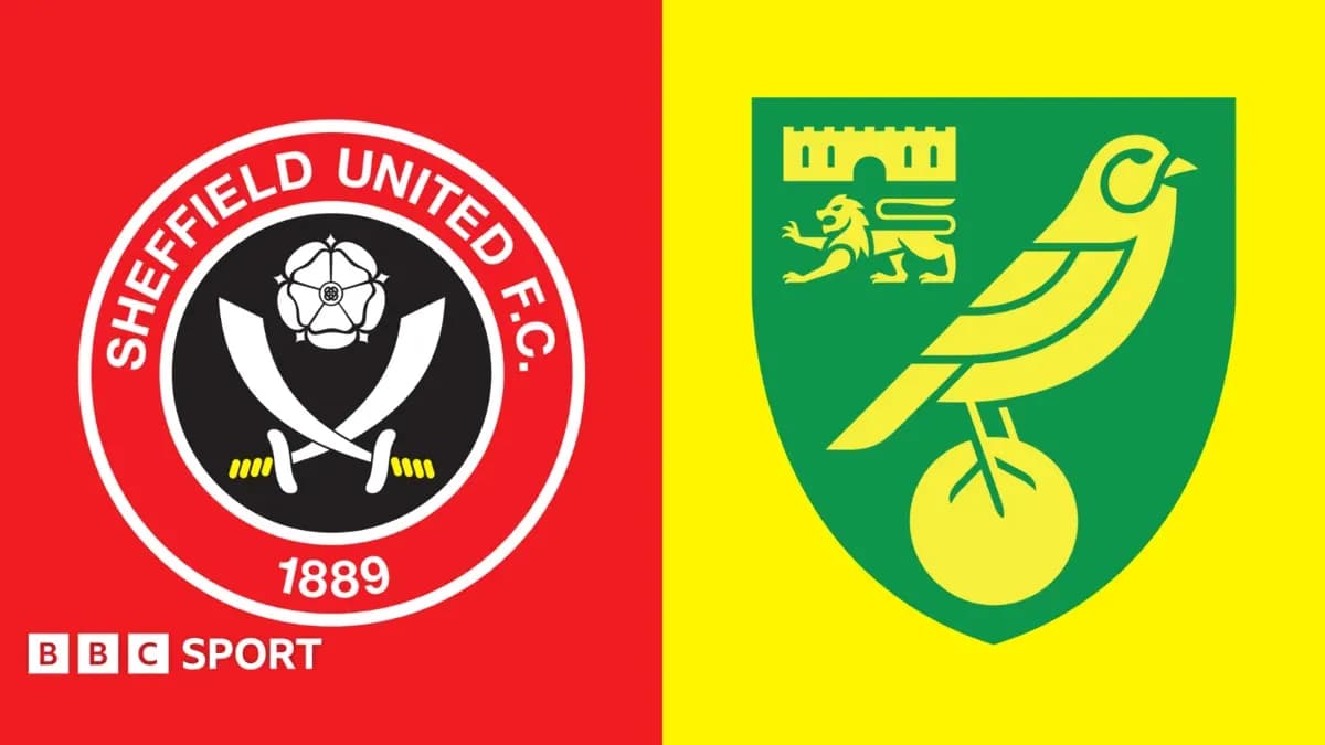 Logos de Sheffield United y Norwich City