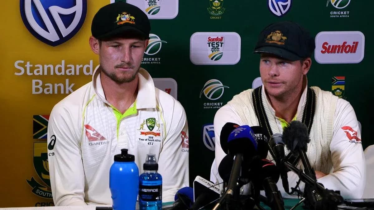 Jugadores australianos en conferencia de prensa