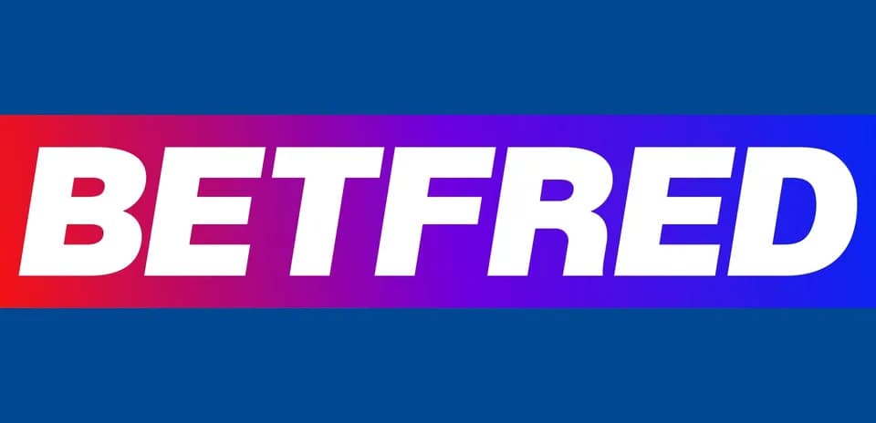 Logotipo de Betfred en fondo azul