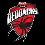 Logo de West End Redbacks con araña
