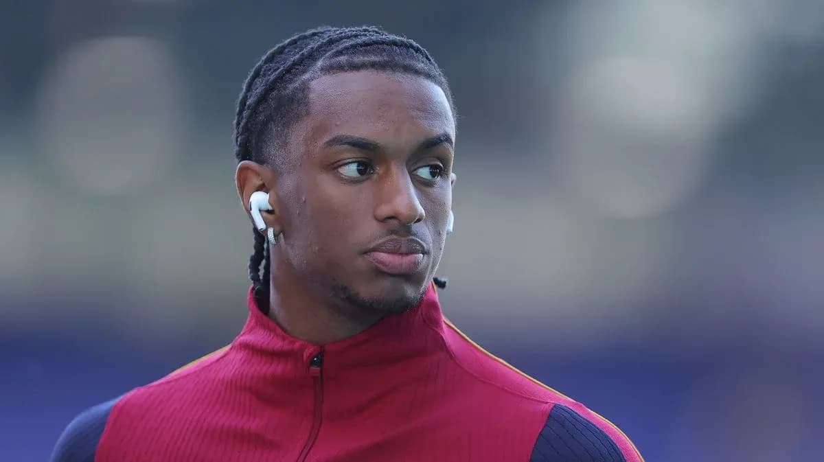 Jugador con auriculares antes del partido
