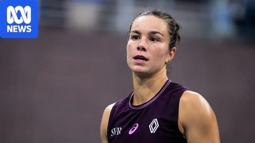 Atleta en competencia con mirada concentrada Atleta en competencia con mirada concentrada