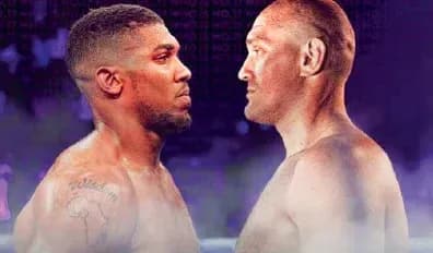 Anthony Joshua y Tyson Fury cara a cara Anthony Joshua y Tyson Fury cara a cara
